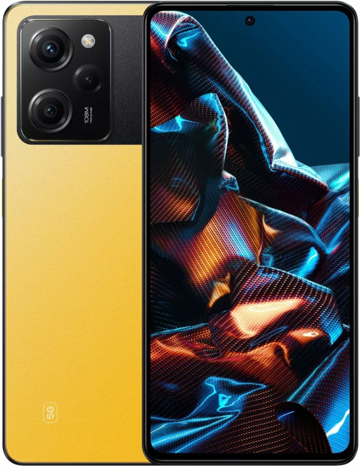 Смартфон Xiaomi Poco X5 Pro 5G, 8.256 Гб Global, Dual SIM (nano-SIM), желтый